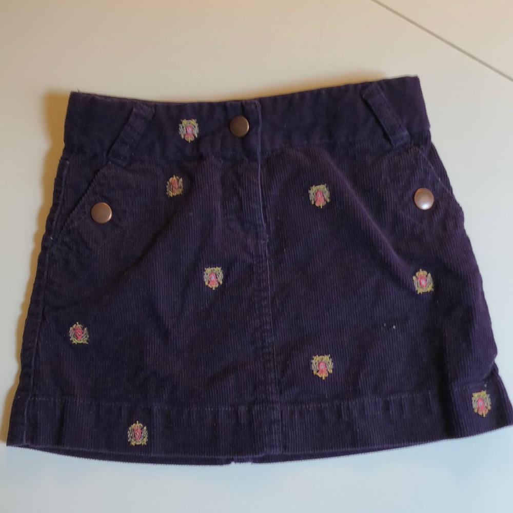 Crewcuts corduroy skirt 3T